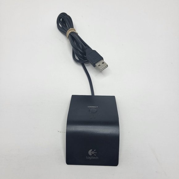 Black Logitech Wireless USB Computer Keyboard & Mouse Receiver C-BT44 810-000755 - Picture 1 of 9